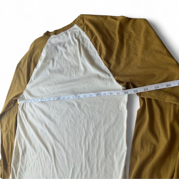 |AG| ADRIANO GOLDSCHMIED LONG SLEEVE RAGLAN Baseball Tee XL - Picture 6 of 7